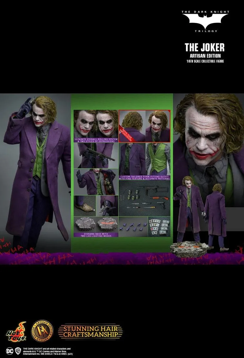 Hot Toys Hot Toys DX33 The Joker Deluxe Version 1/6 action figure — product photo