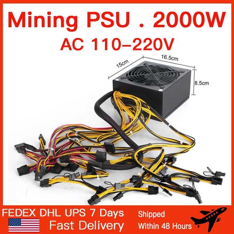 Pstaroth Pstaroth 2000W ATX Mining Power Supply Bold 12AWG — product photo