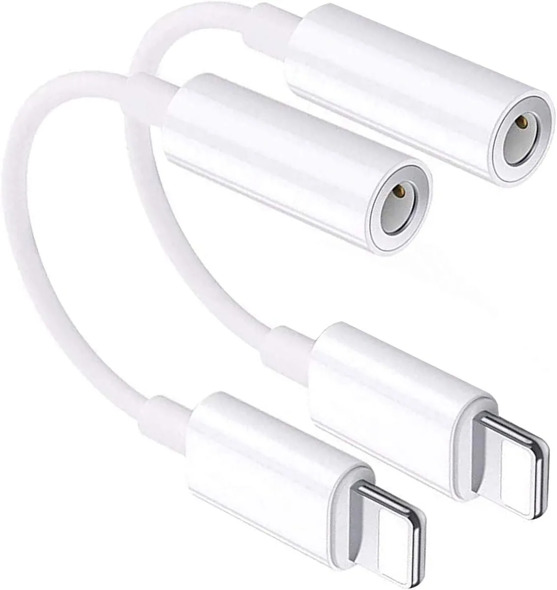 The K3 Company Lightning to 3.5mm Headphone Adapter 2-Pack — product photo