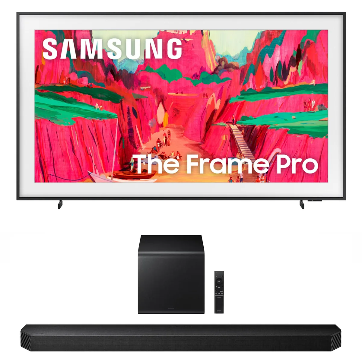 SAMSUNG SAMSUNG QN65LS03FWFXZA 65" Neo QLED TV + HW-Q800F 5.1.2 Soundbar (2025) — product photo