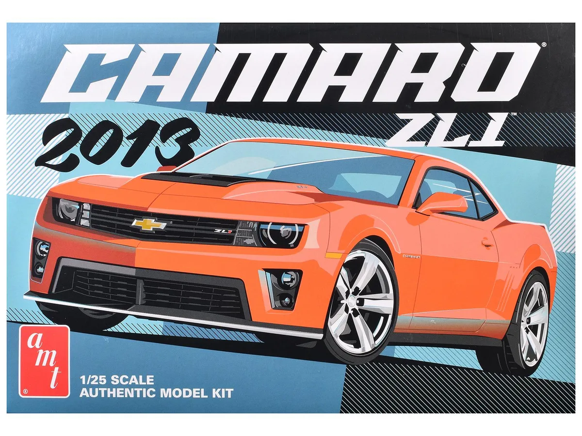 AMT AMT AMT1493 1/25 Scale 2013 Chevrolet Camaro ZL1 Model Kit 65 Parts — product photo