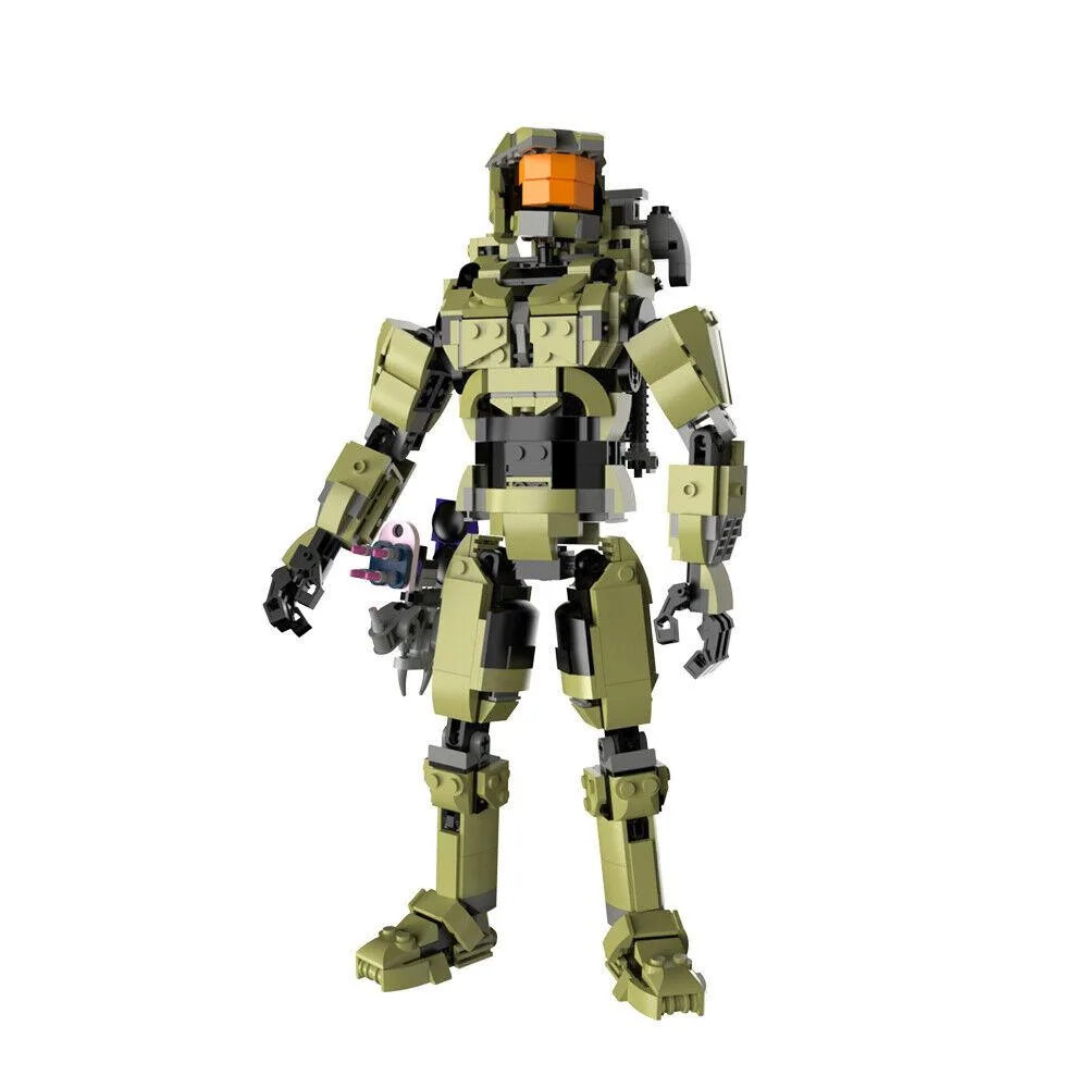 ZITIANYOUBUILD ZITIANYOUBUILD 785 Educational Building Set 1:7 Scale Master Chief John 117 785 Pieces — product photo