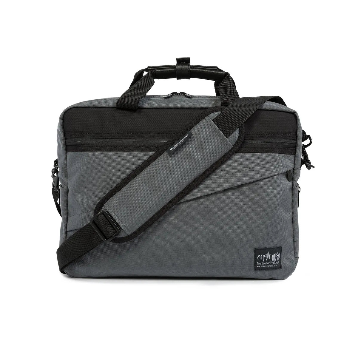 Manhattan Portage Manhattan Portage Second Avenue 15" Laptop Briefcase Grey — product photo