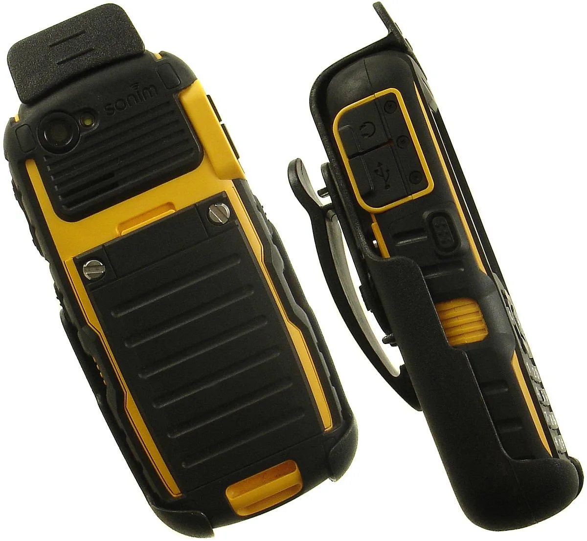 Nakedcellphone Nakedcellphone Belt Clip Holster Black 13-position Sonim Strike XP3410 Bolt XP5560 — product photo