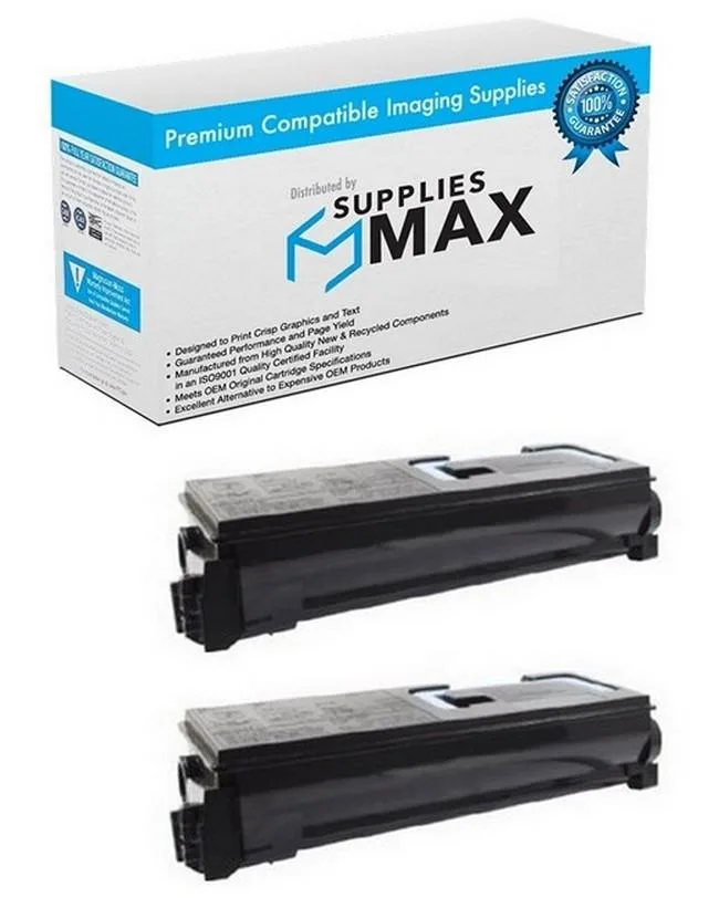 SuppliesMax SuppliesMax 2-pack Black Toner Cartridge 16000 pages TK-572K — product photo