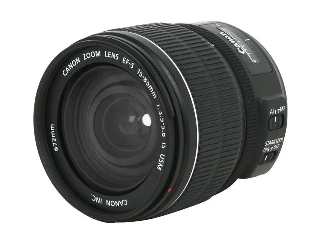 Canon Canon 3560B002 EF-S 15-85mm f/3.5-5.6 IS USM camera lens — product photo