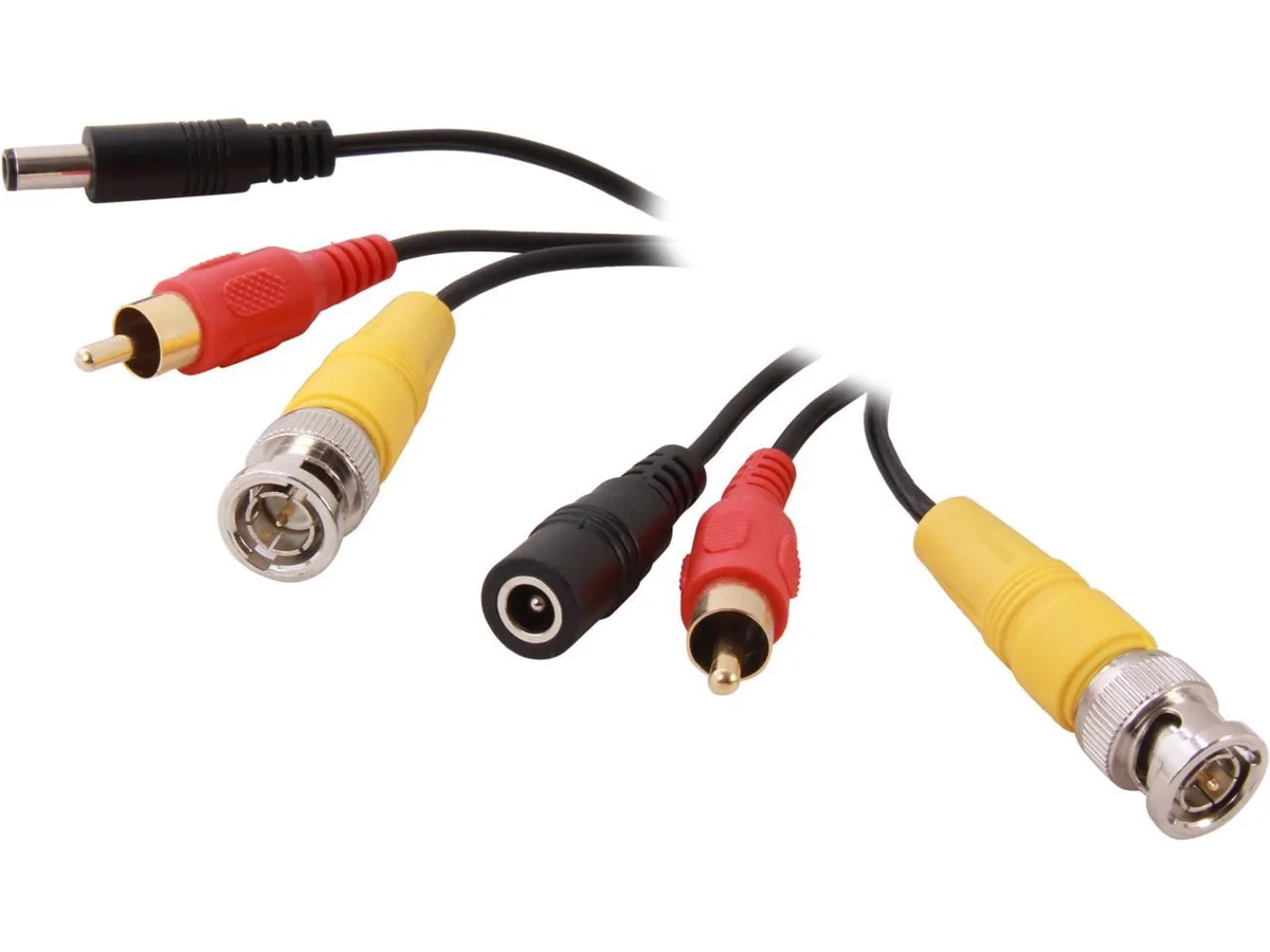 sakose sakose SCC-75RB 75 ft BNC cable 6 connectors black — product photo