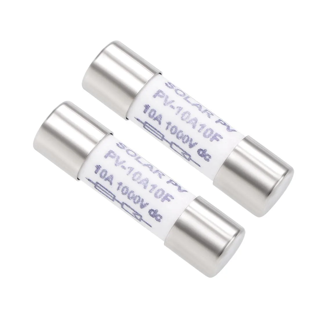 Unique-Bargains Unique-Bargains 10A DC 1000V 10x38mm Ceramic Fuse Fast Blow 2pcs — product photo