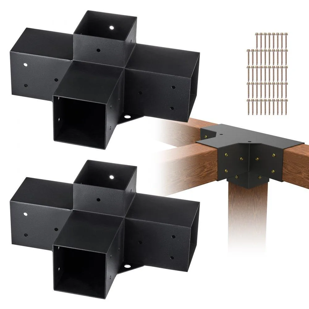 VEVOR VEVOR SSE2 4" x 4" Four-Way Pergola Bracket Kit 2pcs specialty appliance — product photo