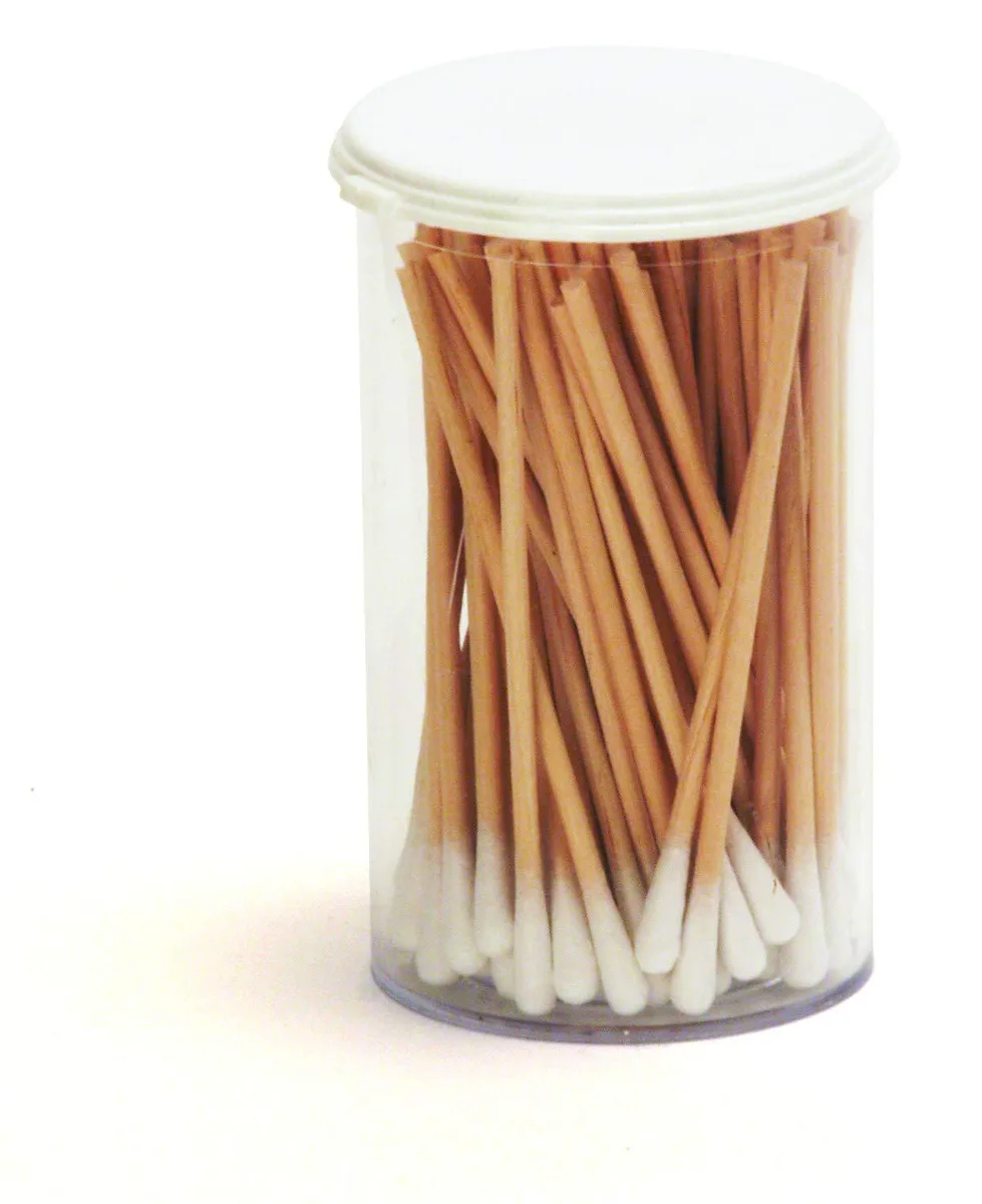  Medique 60433 Cotton Tip Applicator 3-Inch 100 Per Vial White — product photo