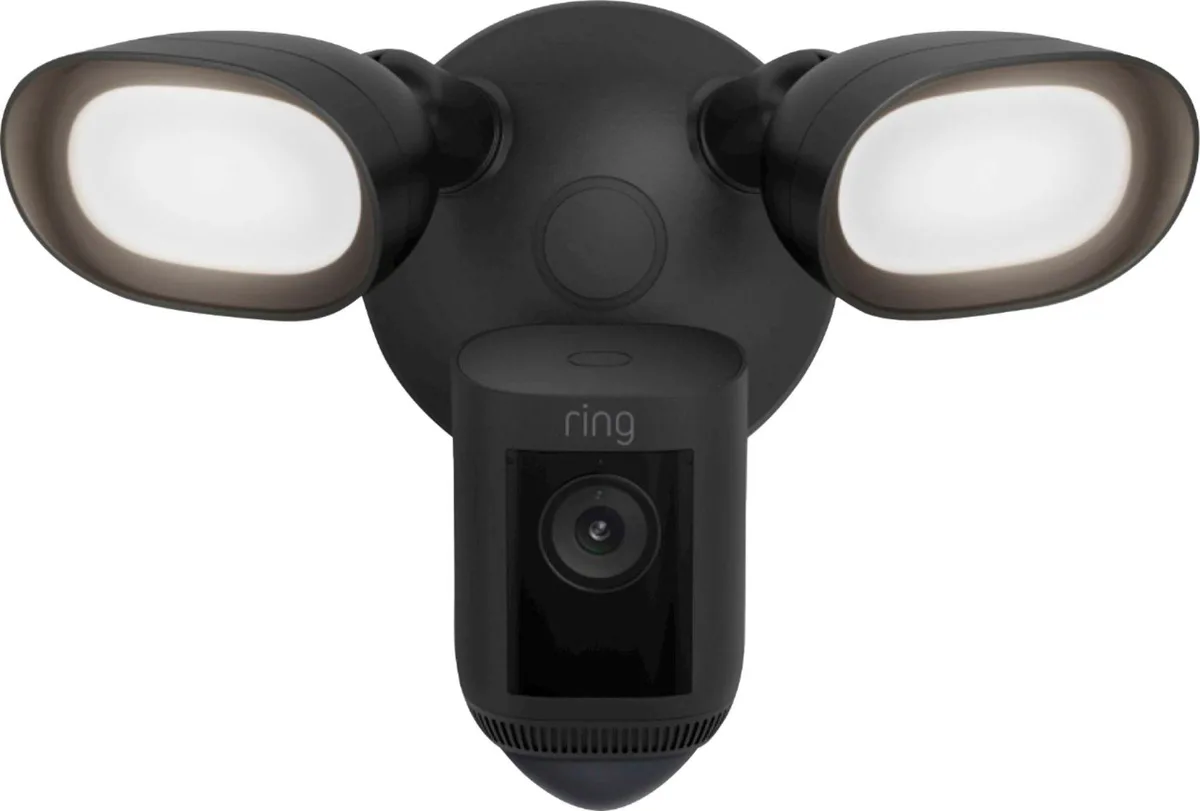 Ring Ring Floodlight Cam Wired Pro 1080p 1800 Lumens Black — product photo