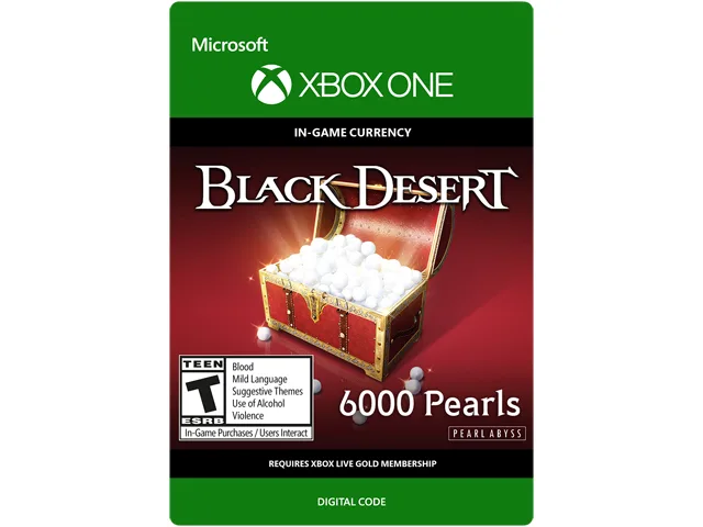 Microsoft Microsoft 6JZ-00011 Black Desert 6000 Pearls Xbox One downloadable game — product photo