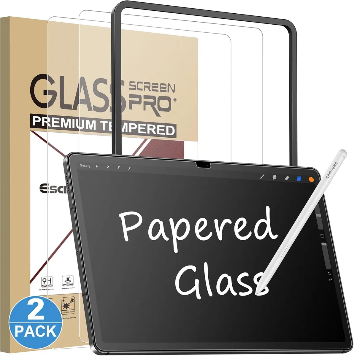 Leelbox Leelbox 2 Pack Like Paper Glass Screen Protector 11 inch — product photo