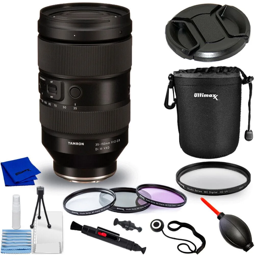 Tamron Tamron 35-150mm f/2-2.8 Di III VXD Lens for Nikon Z with 10-piece accessory kit — product photo