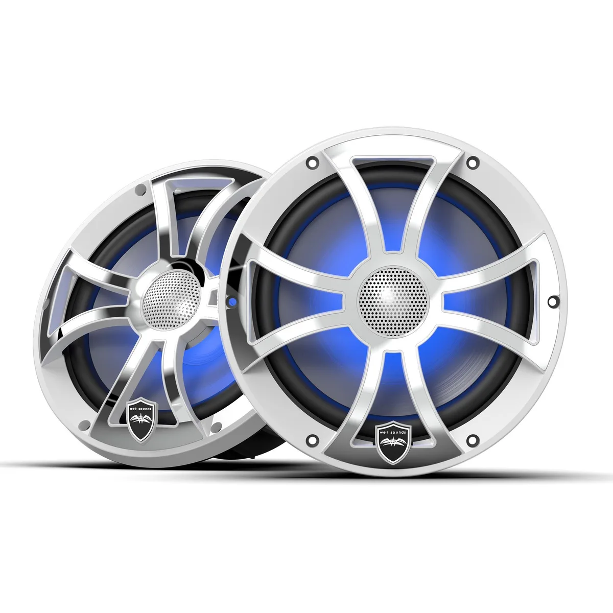 Wet Sounds Wet Sounds REVO 8 XS-W-SS V3 8" marine coaxial speaker pair — product photo