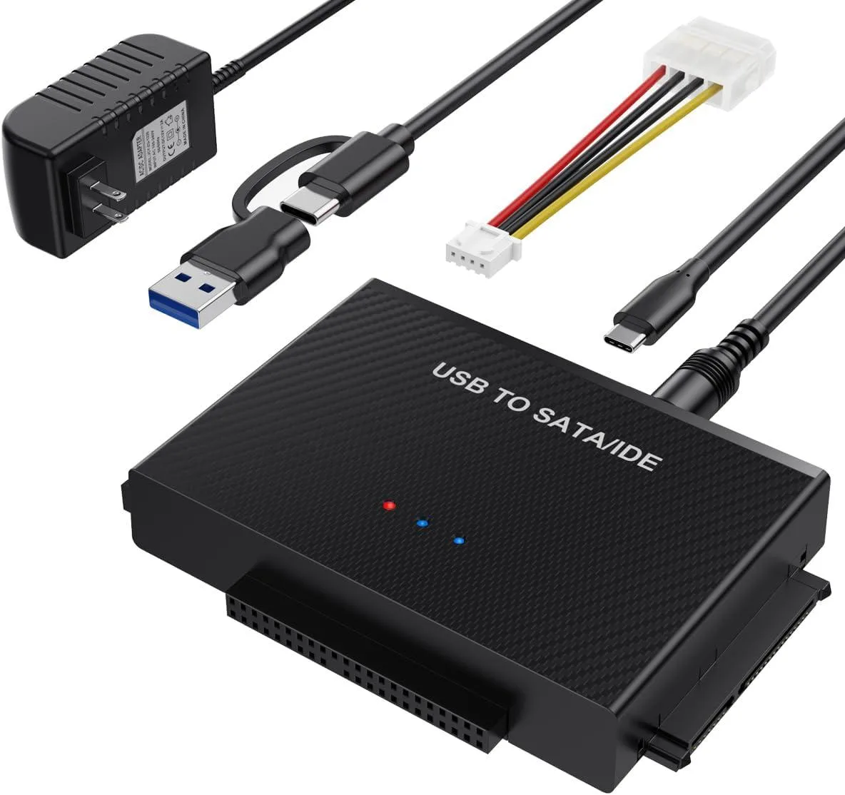 AUTYUE AUTYUE USB-C &amp; USB 3.0 to SATA IDE Hard Drive Adapter — product photo