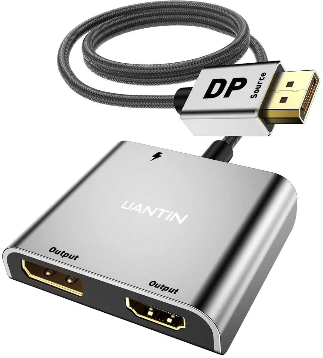 ARCTIC ARCTIC 2 in 1 DisplayPort to HDMI and DisplayPort Splitter 4K 60Hz — product photo