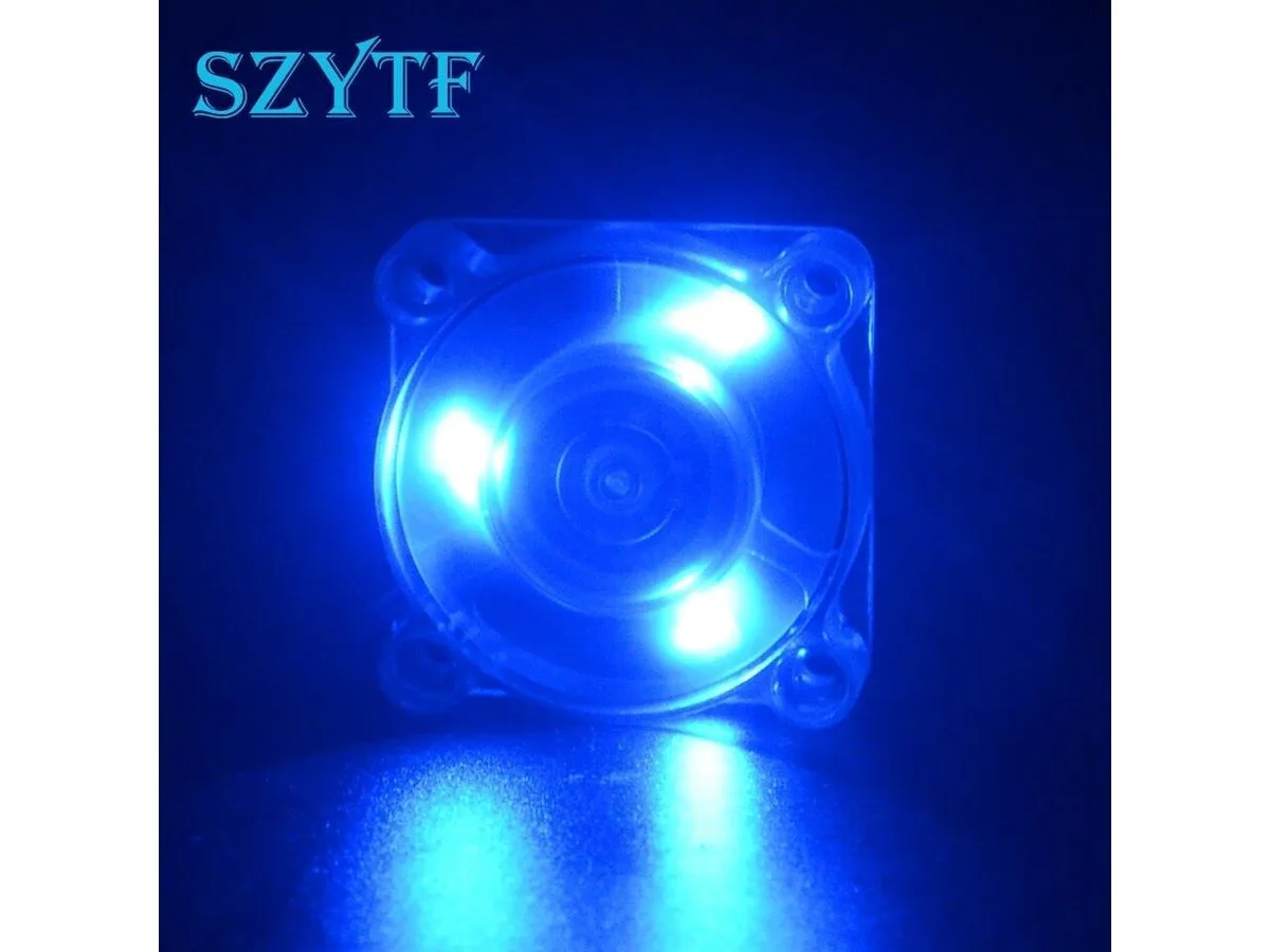 Fans Fans 20pcs 40mm 4010S DC 12V 3Pin Blue LED Case Fan — product photo