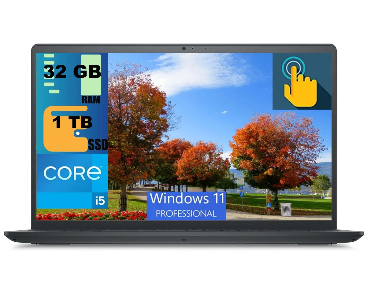DELL DELL Inspiron 3520 15 laptop i5-1135G7 32GB 1TB PCIe Touchscreen — product photo