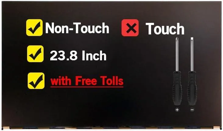 NUOLAISUN NUOLAISUN MV238FHM-N20 23.8 inch FHD 1920*1080 Non-Touch LCD laptop screen — product photo