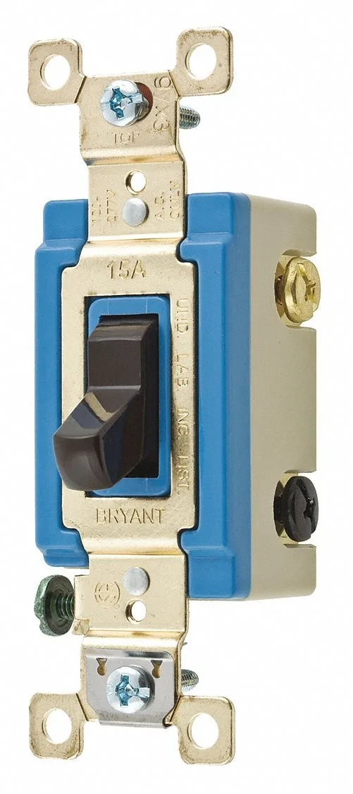 Bryant Bryant 4804 4-Way Toggle Switch Brown 15A 120/277V — product photo