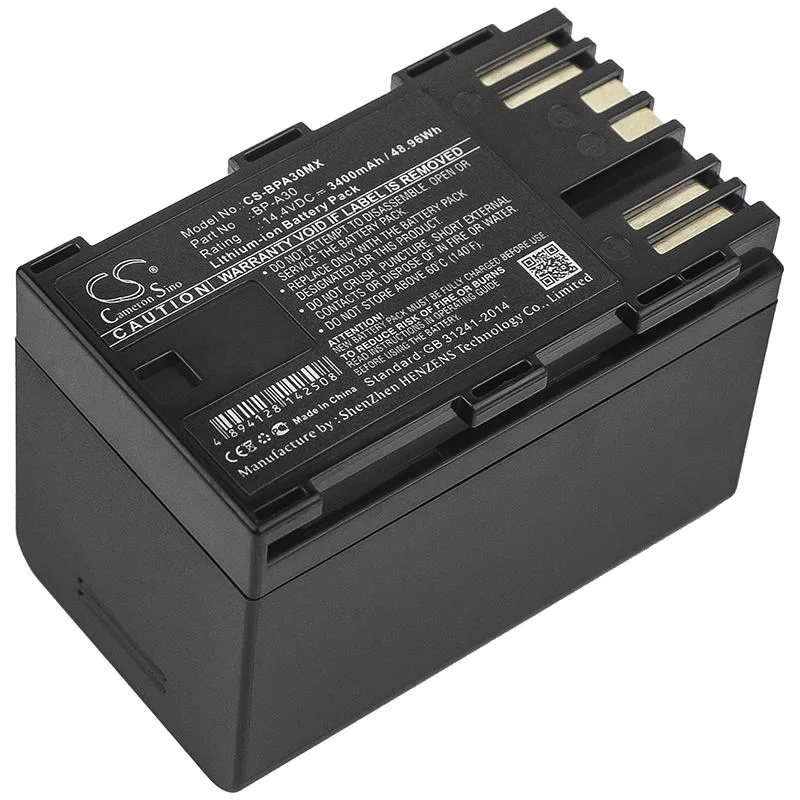 Cameron & Co Cameron & Co DS-CS-BPA30MX camera battery 3400mAh 14.4V Li-ion black — product photo