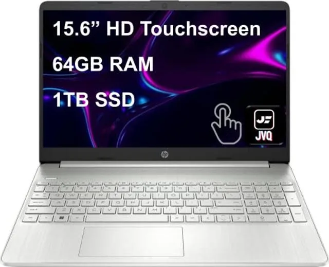 HP HP Pavilion 15.6" HD Touchscreen i3-1115G4 64GB 1TB SSD Silver JVQ — product photo