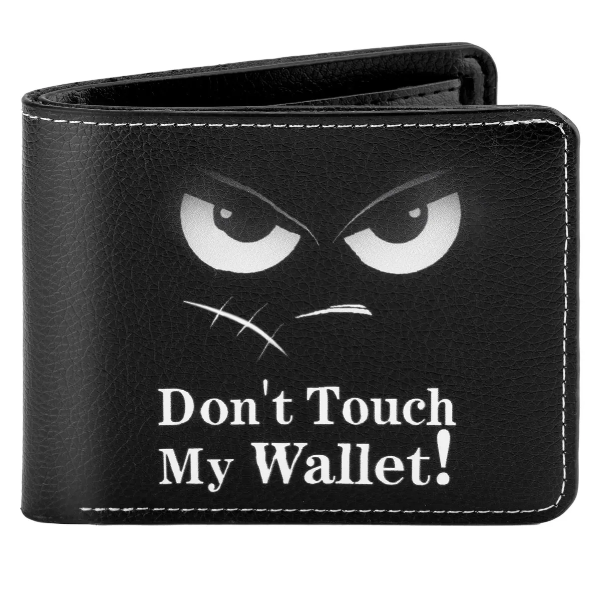 bipkonu Boys Wallet-donn't Touch 2 Genuine Leather RFID Wallet — product photo