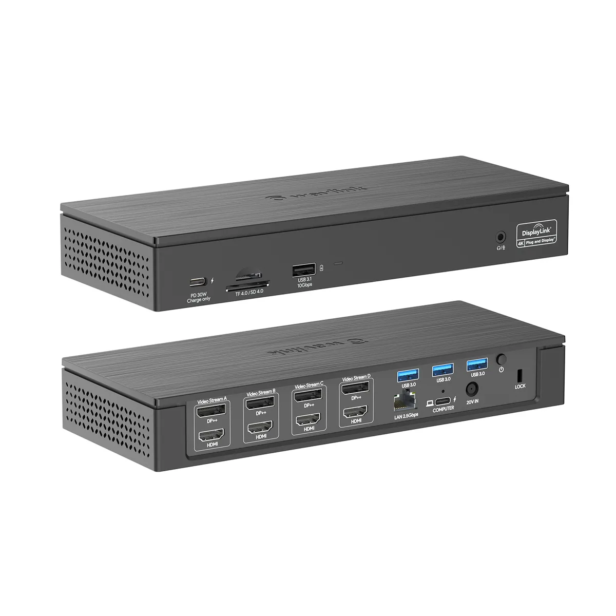 Wavlink Wavlink WL-UG69PD8 Pro 5K Quad Display USB-C Docking Station — product photo