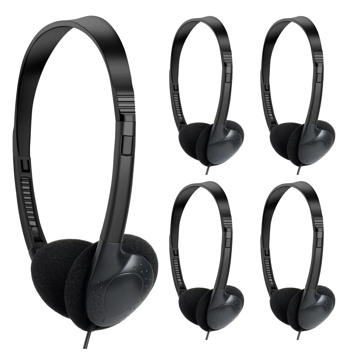 Bipra Bipra 2 in 1 Accessory Pack of 30 Headphones 1.2m 3.5mm Black — product photo
