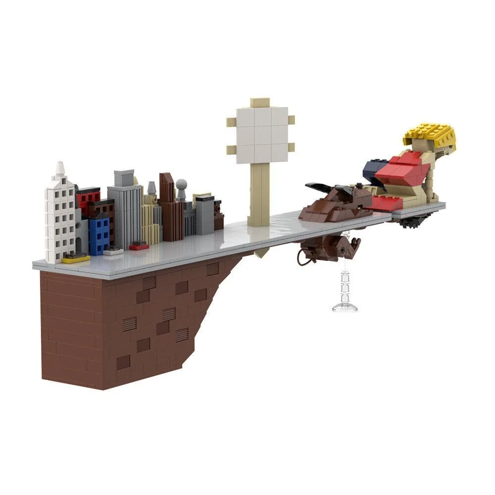 ZITIANYOUBUILD ZITIANYOUBUILD C4957 Skyline Architecture End of the Road 886 Parts Building Set — product photo