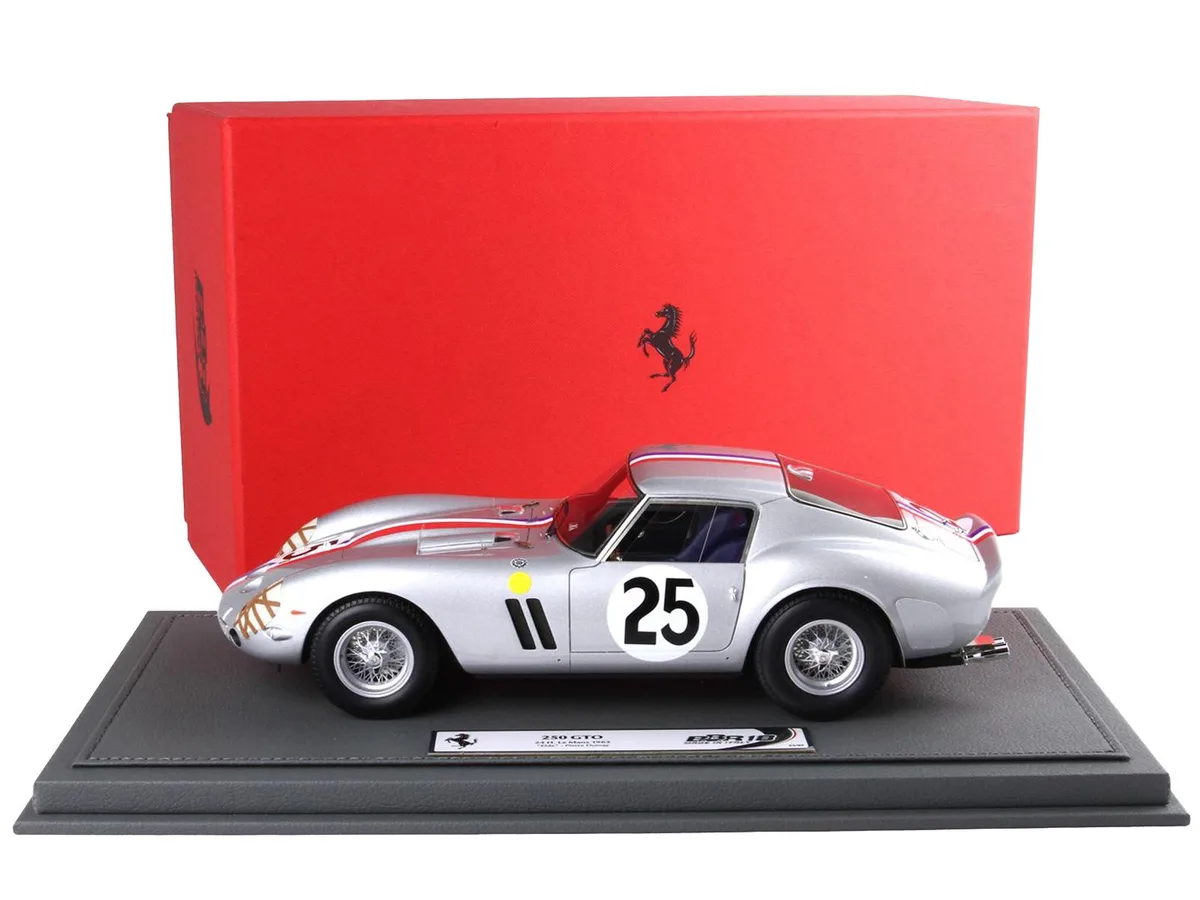 BBR BBR Ferrari 250 GTO #25 Elde - Pierre Dumay 1963 Le Mans 1/18 Ltd Ed 90 pcs hobby collectible — product photo