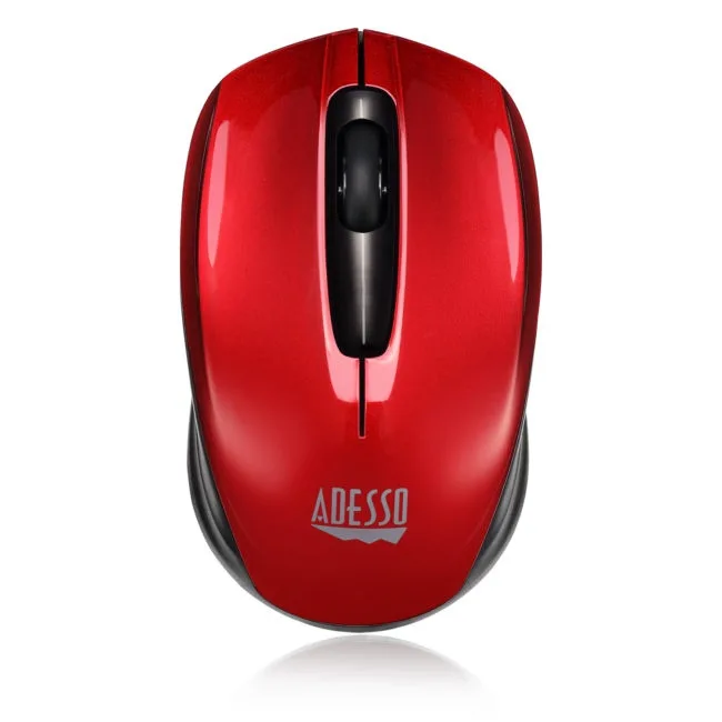 Adesso Adesso iMouse S50R Wireless Mouse 2.4GHz 1200 DPI Red — product photo
