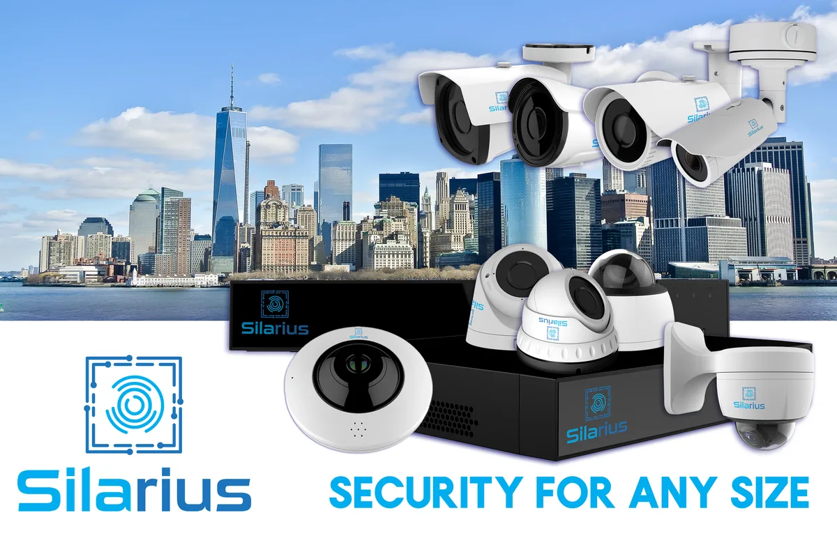 White dome security camera with fisheye lens, compact round body, matte finish, ceiling-mount design