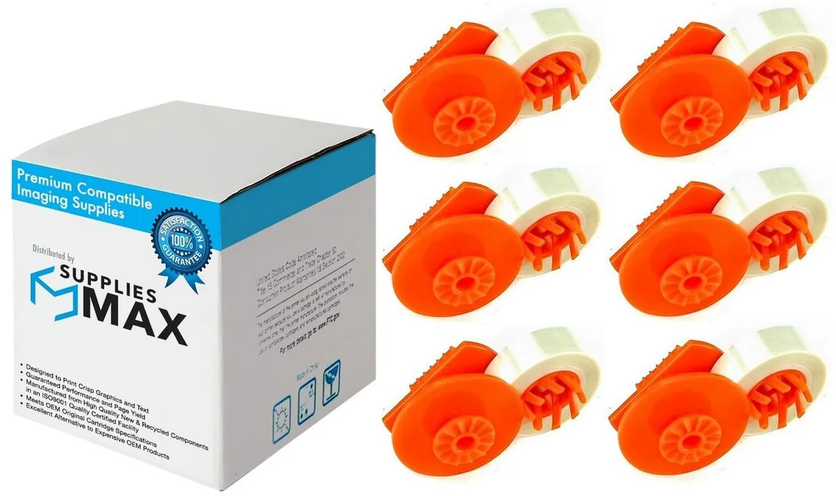 SuppliesMax SuppliesMax ADL910219 Typewriter Lift Off Tape White 6 Pack — product photo