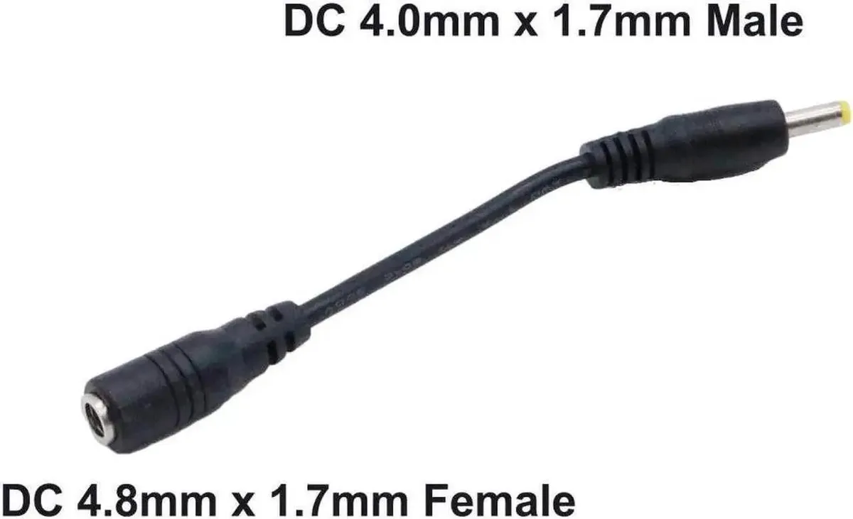 SMUGDESK SMUGDESK DC Power Extension Cord 4.0x1.7mm Male to 4.8x1.7mm Female — product photo