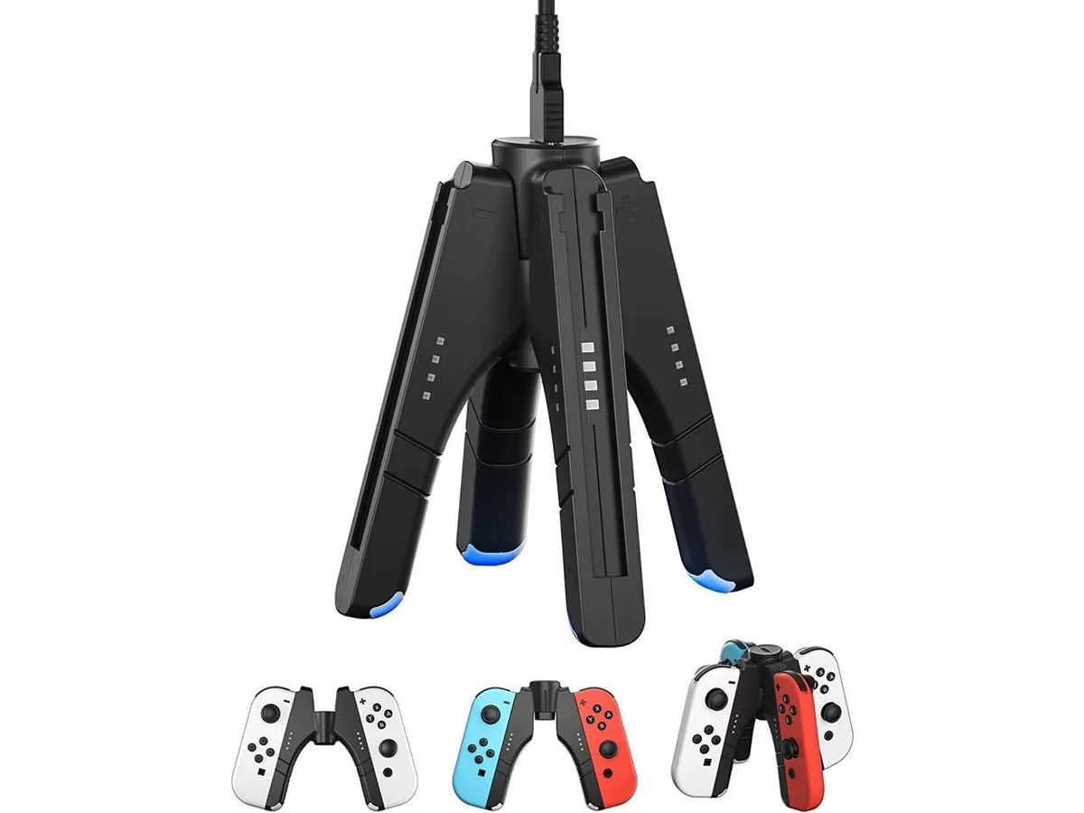 BONAEVER BONAEVER 3-in-1 Joy-Con Charging Grip for Switch/OLED — product photo