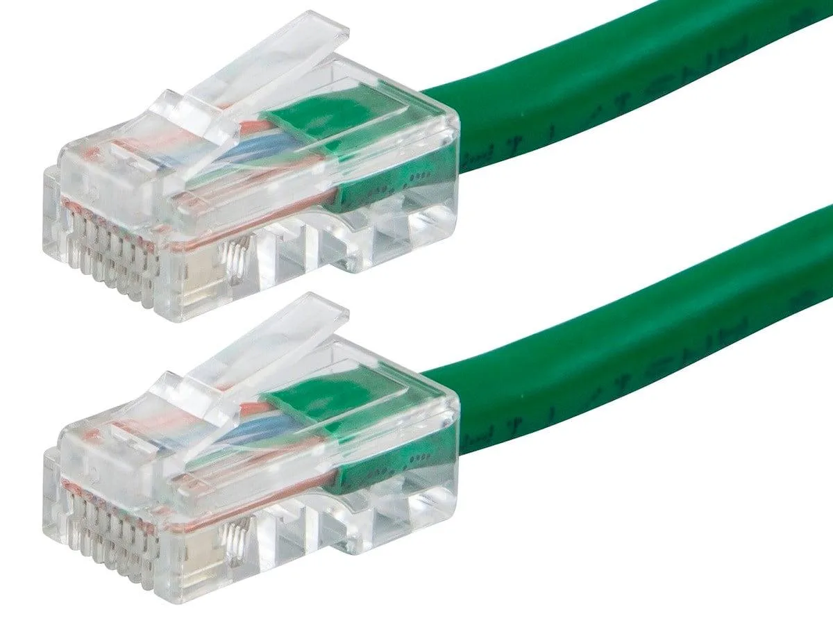 Monoprice Inc. Monoprice 113258 Cat6 network ethernet cable 1.524m Green 24AWG 550MHz Zeroboot Series — product photo