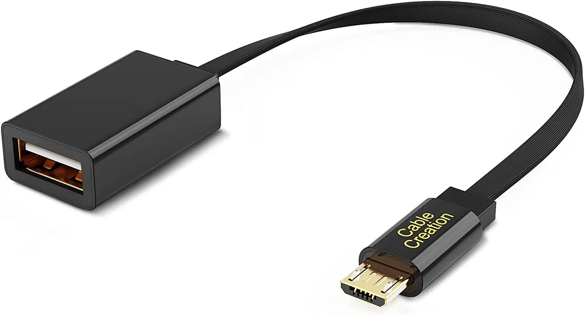CableCreation CableCreation Micro USB 2.0 OTG Adapter 6 Inch Black — product photo