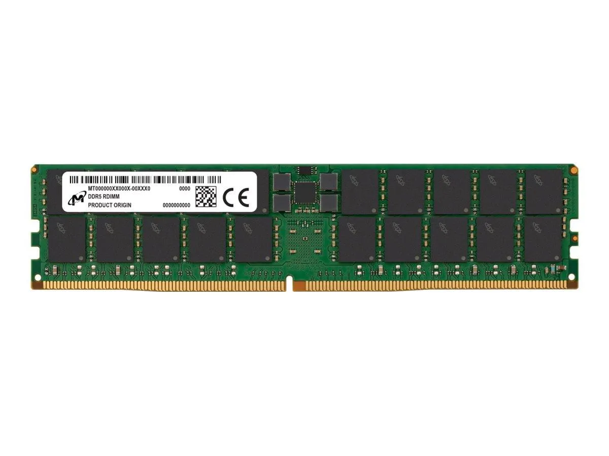 Crucial Crucial MTC40F2046S1RC56BR 64GB DDR5-5600 RDIMM 2Rx4 CL46 server RAM — product photo