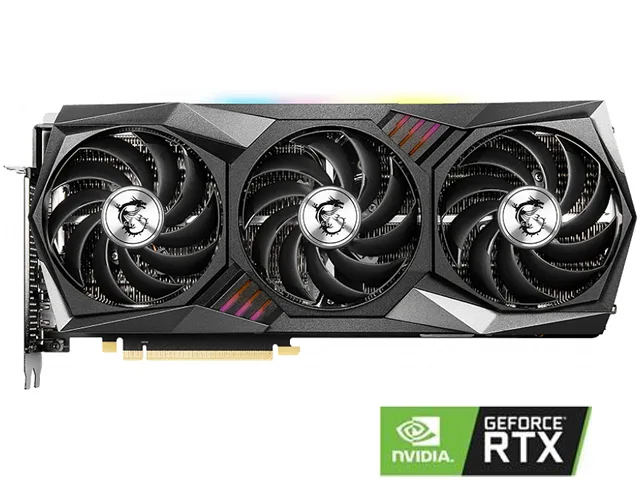 MSI MSI GeForce RTX 3080 GAMING Z TRIO 10G graphics card — product photo