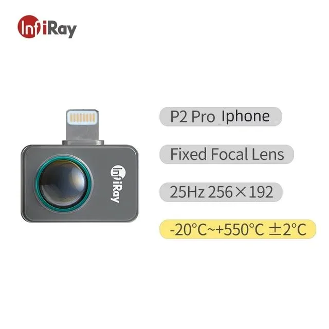 InfiRay InfiRay P2 Pro Thermal Imager 256x192 Type-C iPhone 15 No Macro Lens — product photo