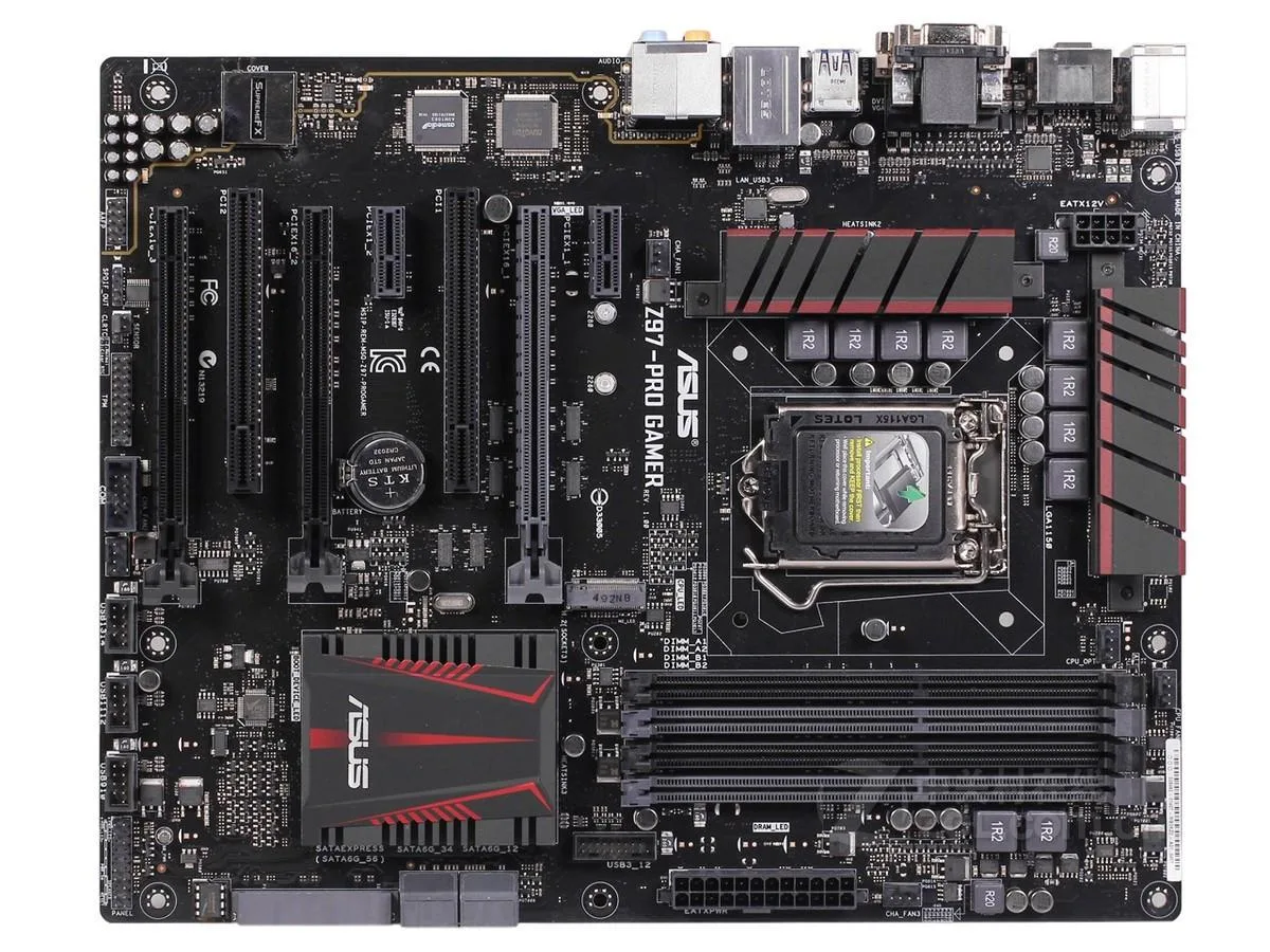 ASUS ASUS Z97-PRO GAMER Intel Z97 motherboard LGA 1150 DDR3 32GB ATX — product photo