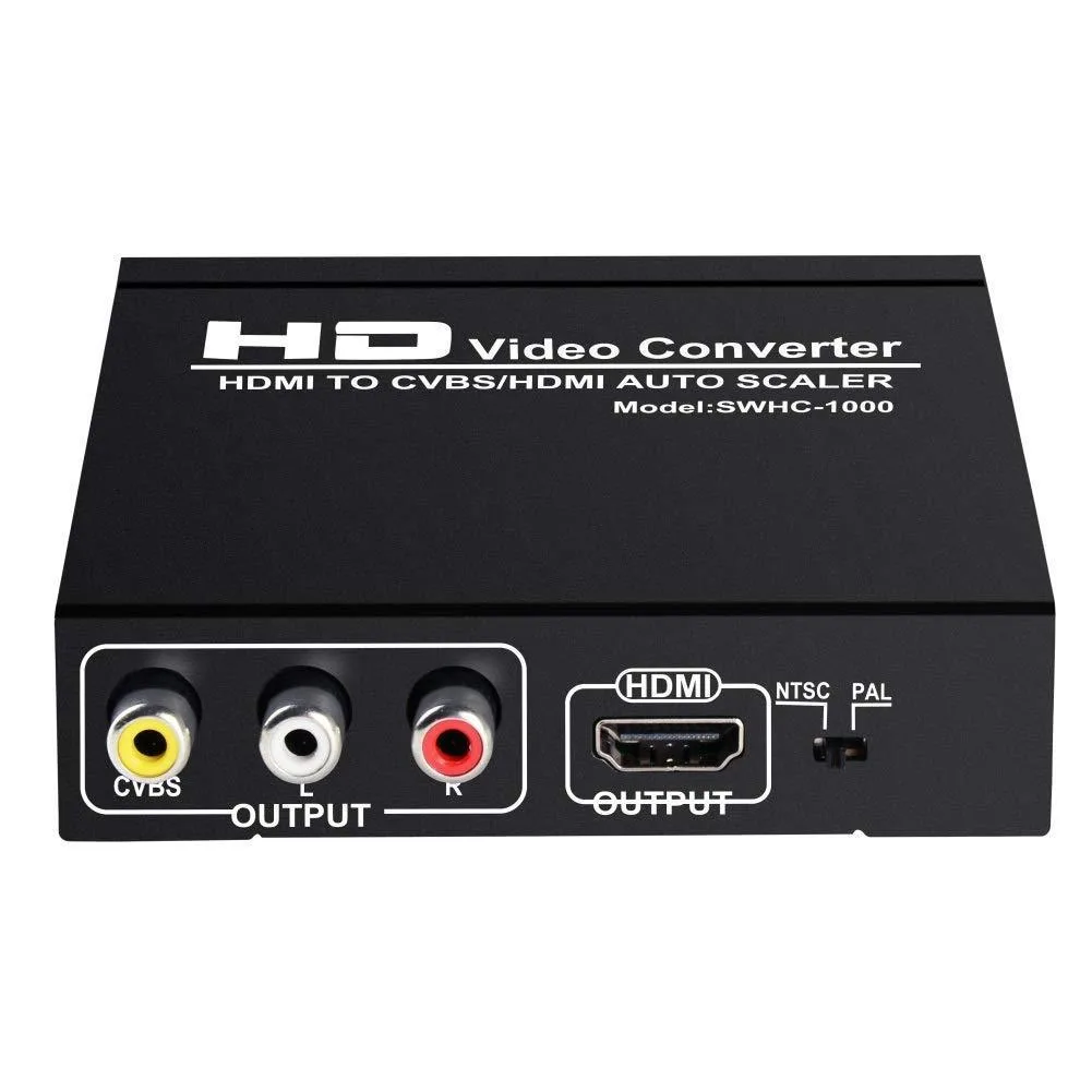 Jansicotek Jansicotek HDMI to HDMI + 3RCA CVBS Audio Video Converter 1080p 60Hz — product photo