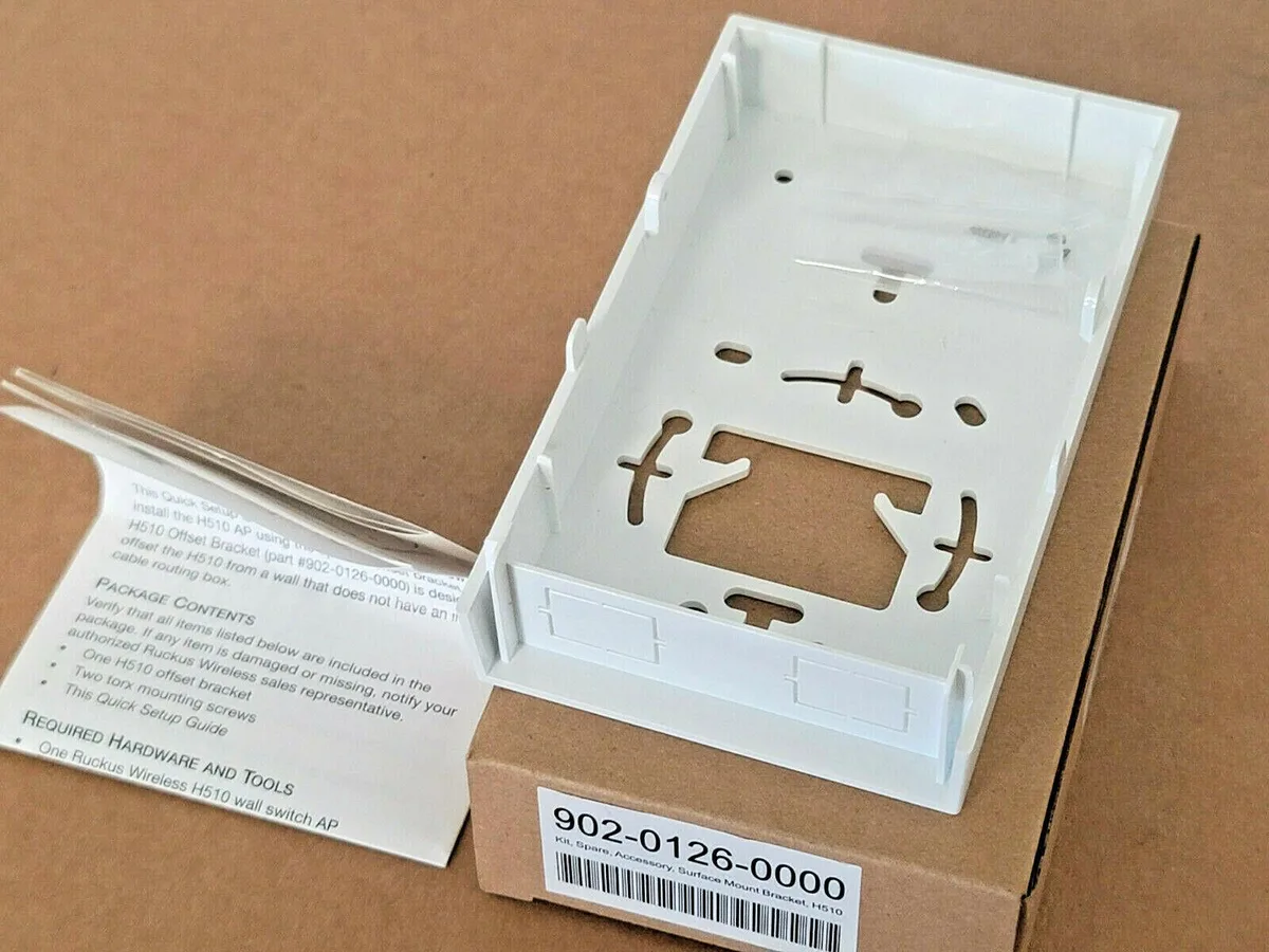RUCKUS WIRELESS RUCKUS WIRELESS 902-0126-0000 Offset Mounting Bracket for H510 — product photo