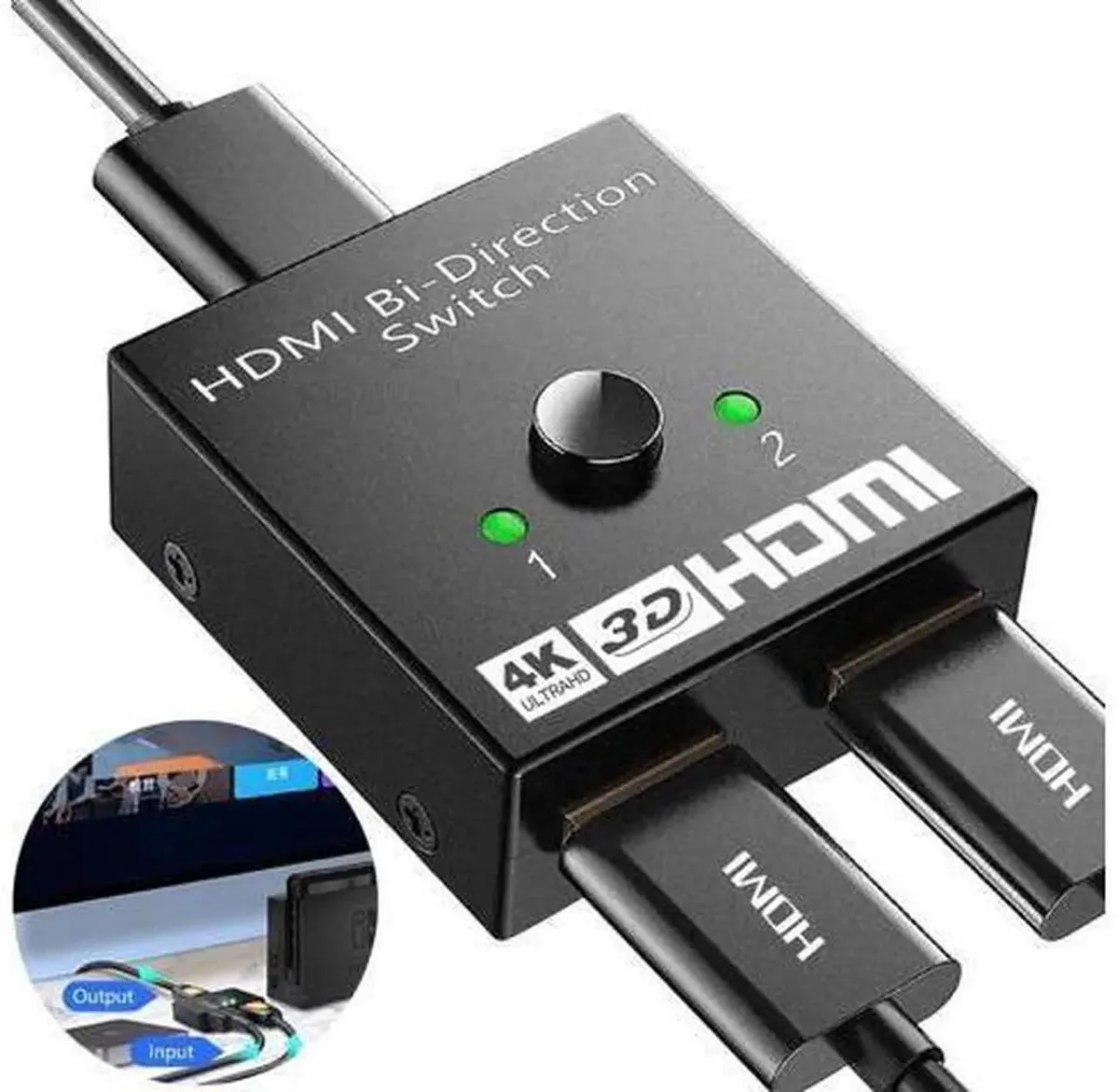 SMUGDESK SMUGDESK 4K@60Hz Bi-Directional HDMI 2.0 Switch HDCP 2.2 — product photo