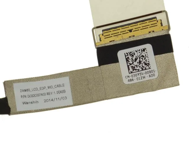 DELL DELL Latitude E5550 15.6" LCD Video Ribbon Cable 30Y5V No Touchscreen No Camera — product photo