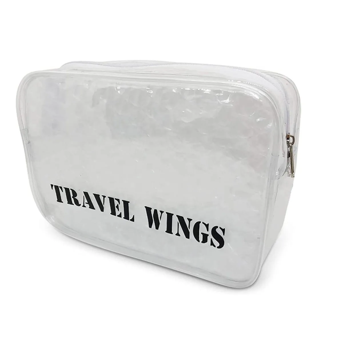 Altatac Altatac CLEAR-COSMETIC-BAGS Clear Padded Toiletry Pack — product photo