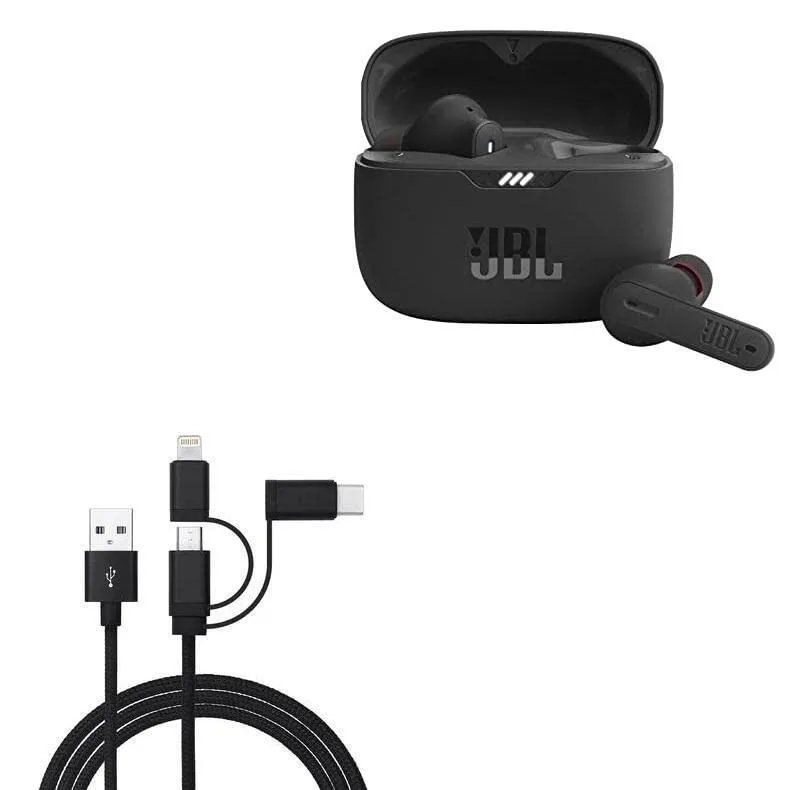 Boxwave BoxWave AllCharge 3-in-1 Cable Jet Black — product photo