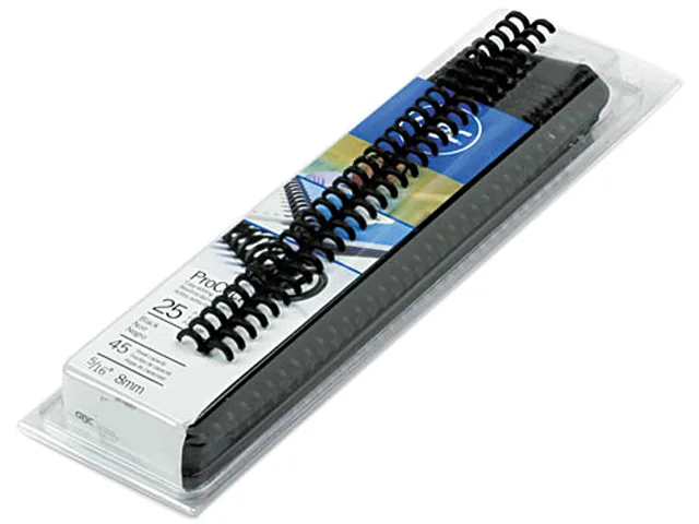GBC GBC 2515662 ProClick Binding Spines 5/16" 45 Sheet 25 Pack — product photo